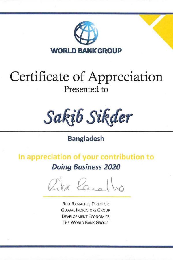 world-bank-appriciation-certificate